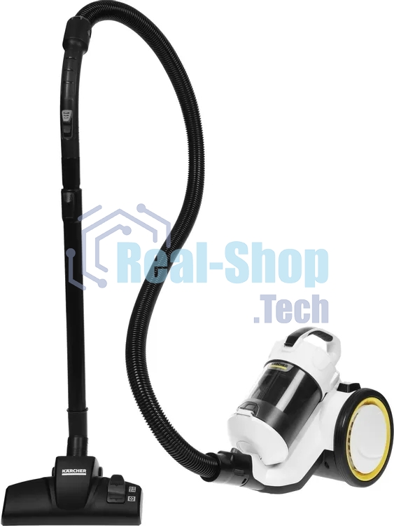 Пылесос Karcher VC 3 Floor белый/черный, 600/700 Вт, уборка сухая, пылесборник контейнер 0.9 л