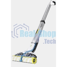 Электрошвабра Karcher EWM 2 белый/серый, питание от аккумулятора, уборка влажная, пылесборник 0.36 л