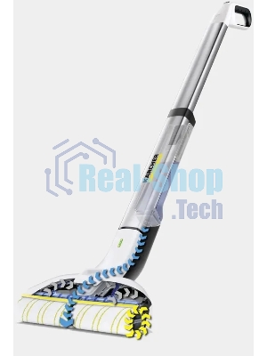 Электрошвабра Karcher EWM 2 белый/серый, питание от аккумулятора, уборка влажная, пылесборник 0.36 л