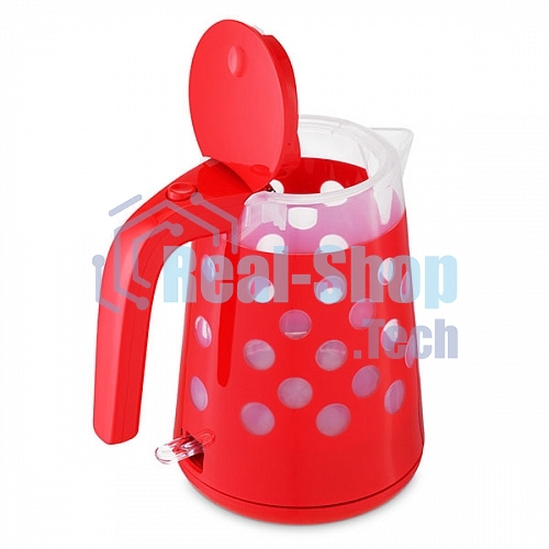 Чайник электрический BQ KT1713P Red. Мощность:2200 Вт, Объем 1,7л, LED подсветка