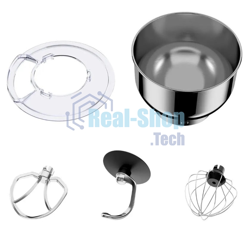 Планетарный миксер BQ MX640 Gold. Максимальная мощность 1600 Вт