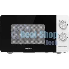 Микроволновая печь Gorenje MO20E1W белый, 20 л, 800 Вт, переключатели - поворотный механизм