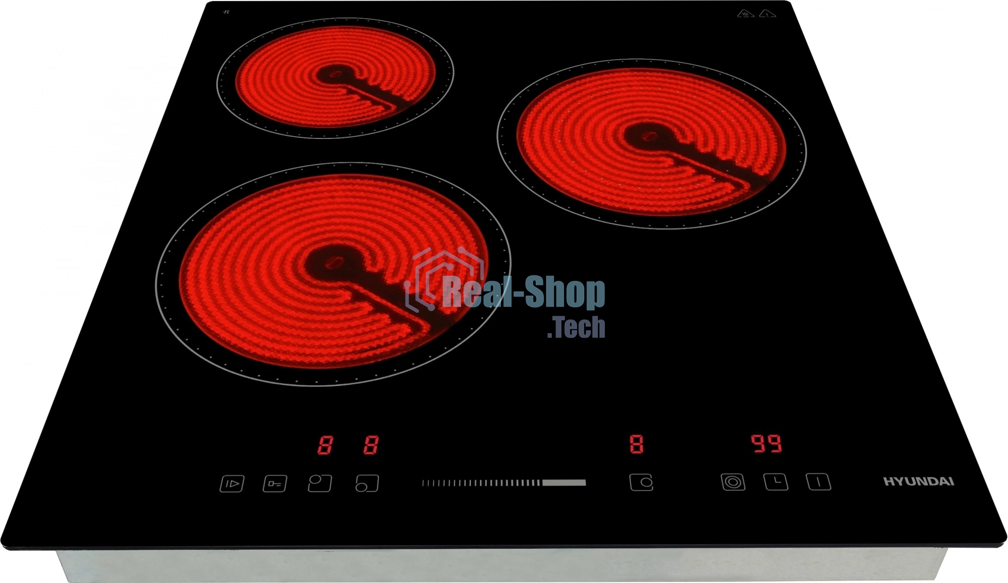 Варочная поверхность Hyundai HHE 4554 BG, черный