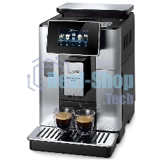 Кофемашина DeLonghi ECAM 610.75.MB металлик/черный, исп. кофе - зерновой/молотый, 2.2 л, 1450 Вт, 19 Бар