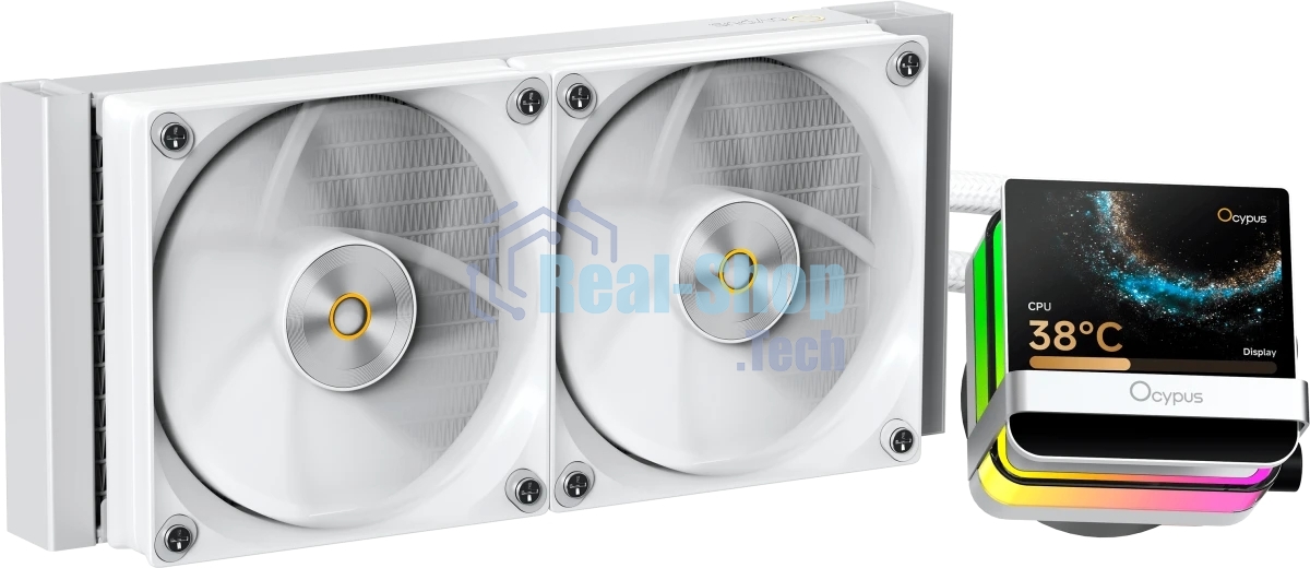 Система охлаждения Ocypus Sigma L24 PRO WH IPS Display/white/290W/All Intel/AMD AM*/Screws
