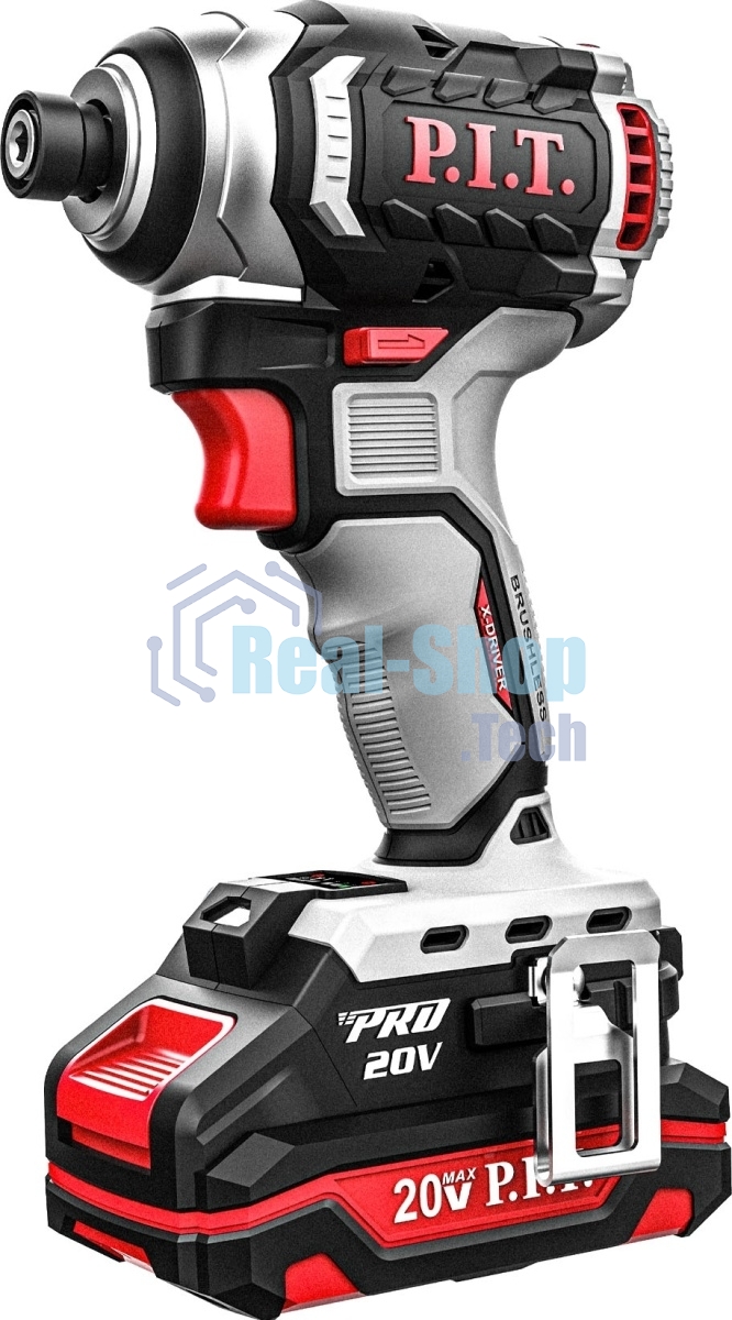 Винтоверт P.I.T. PSD20H-170A/2 аккум. патрон:держатель бит 1/4