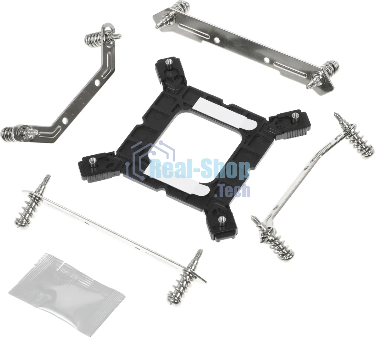 Устройство охлаждения(кулер) Accord ACC-5P12PRO ARGb Soc-AM5/AM4/1200/1700/1851 серебристый/черный 4-pin 31dB Al+Cu 220W 525gr brown box