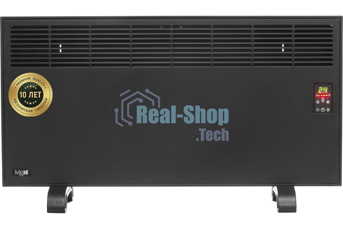 Электрический конвектор iVigo EPK4590E25 2500Вт черный матовый