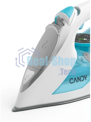 Утюг Candy CI-101 белый/голубой, 2700 Вт, 55 г/мин, 160 г/мин, 500 мл