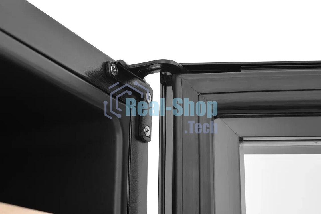 Винный шкаф ZÜGEL ZCWF521DB черный, 127 л, 2 отсека, 52 бут., класс A+