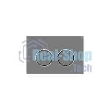 Кнопка смыва BAU Round Gun gray для инсталляции IDEAL, серый металлик Кнопка смыва BAU Round Gun gray для инсталляции IDEAL, серый металлик
