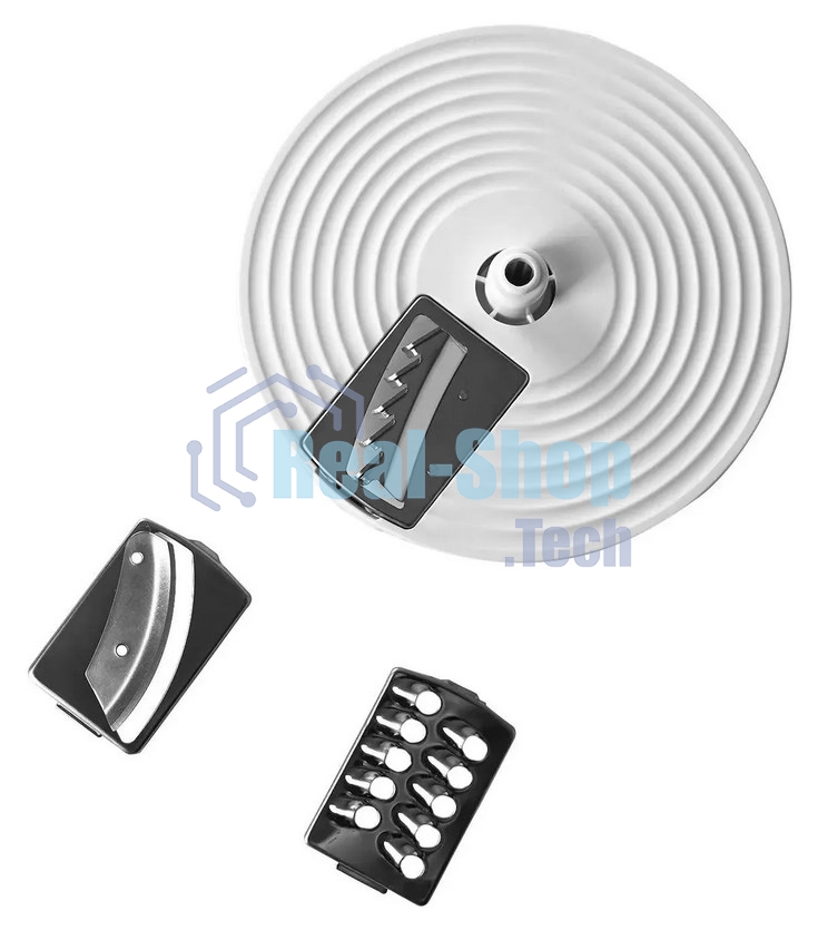 Кухонный комбайн Galaxy Line GL 2309, белый, пластик. чаша 1,5 л, 1000 Вт, 2 скорости и импульс. режим