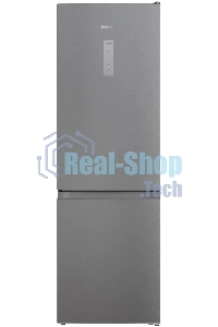 Холодильник Hotpoint HT 5180 MX нержавеющая сталь/серебристый двухкамерный 220/78 л морозилка снизу, No Frost