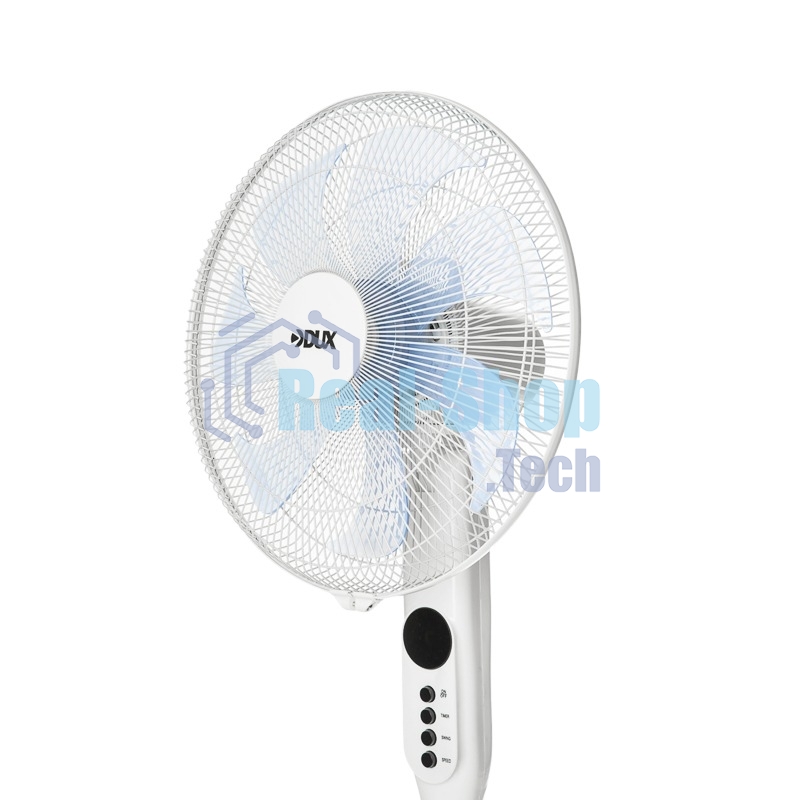 Вентилятор напольный DUX 7 лопастей, д/у управление, 50Вт белый 60-0221