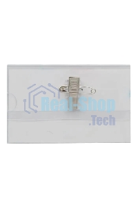 Бейдж Silwerhof 380012-00 90х56мм горизонтальный булавка+зажим