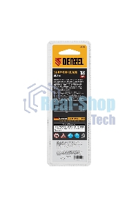 Лезвия Denzel 18 мм, сталь SK5 - 0,5 мм, многосегментные, 10 шт.