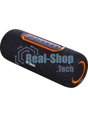 Колонка портативная Hyundai H-PS1021 черный/черный 25 Вт 1.0 BT 10м 1500mAh