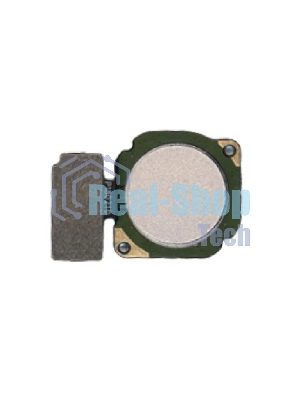 Кнопка HOME в сборе с механизмом и шлейфом для Huawei Honor 7X, золотая