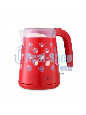 Чайник электрический BQ KT1713P Red. Мощность:2200 Вт, Объем 1,7л, LED подсветка