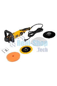 Машина полировальная Denzel CP-180, 1400 Вт, 180 мм, 0-3000 об/мин