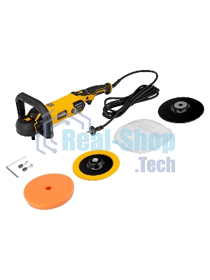 Машина полировальная Denzel CP-180, 1400 Вт, 180 мм, 0-3000 об/мин