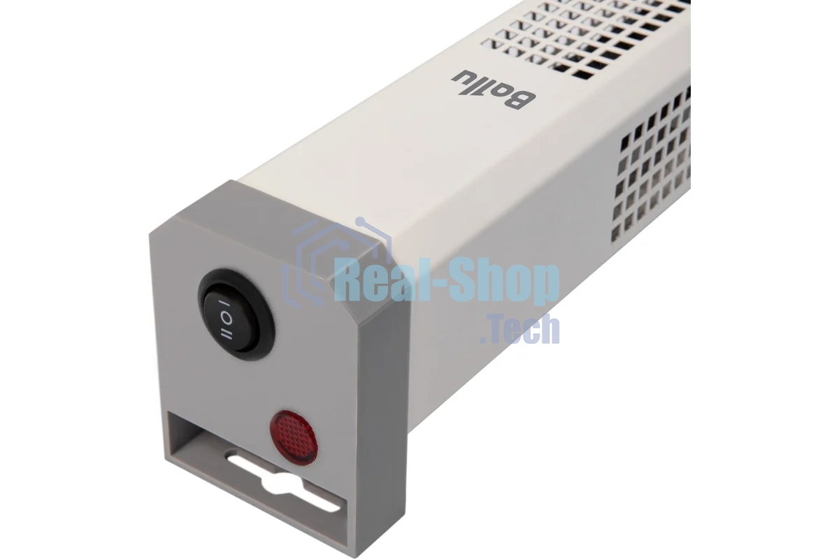 Конвектор электрический Ballu Plinth Compact BEC/PLC-100-400 белый, 400 Вт, 6 м2, термостат