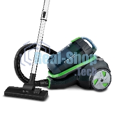 Пылесос Vitek VT-8130 черный/зеленый, 450/2200 Вт, уборка сухая, пылесборник контейнер, 3,5 л