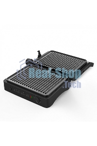 Гриль электрический BQ GR3001, черный/стальной