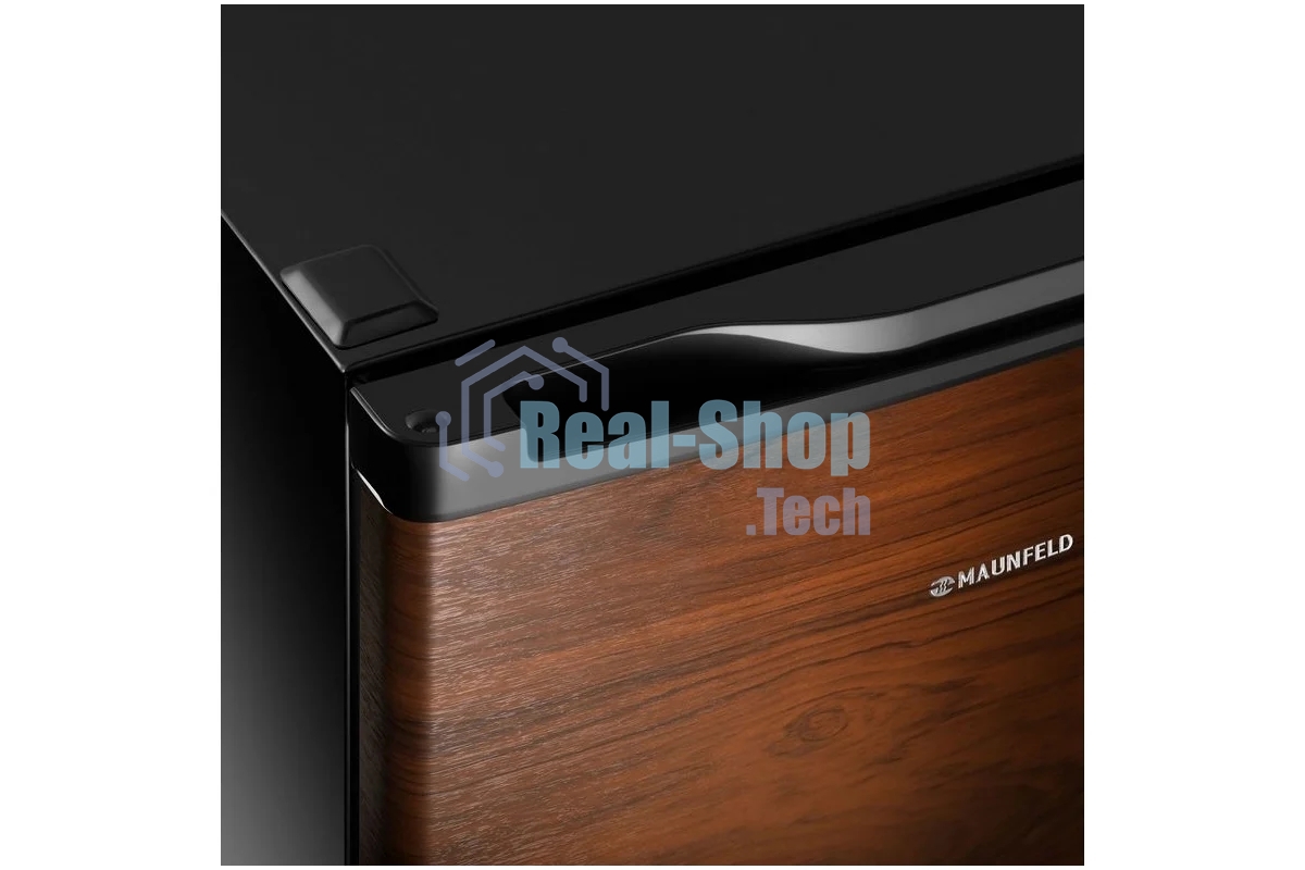 Холодильник Maunfeld MFF50WD дерево/черный мат. однокамерный 46л