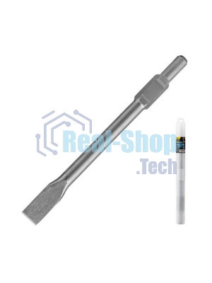 Долото плоское Deli DH-HBZ35410-E1 HEX30, 30x410x35мм, 40Cr