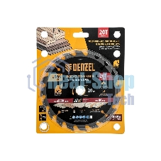 Пильный диск по дереву с гвоздями Denzel ф165 х 20 мм, 20 зубов 733917