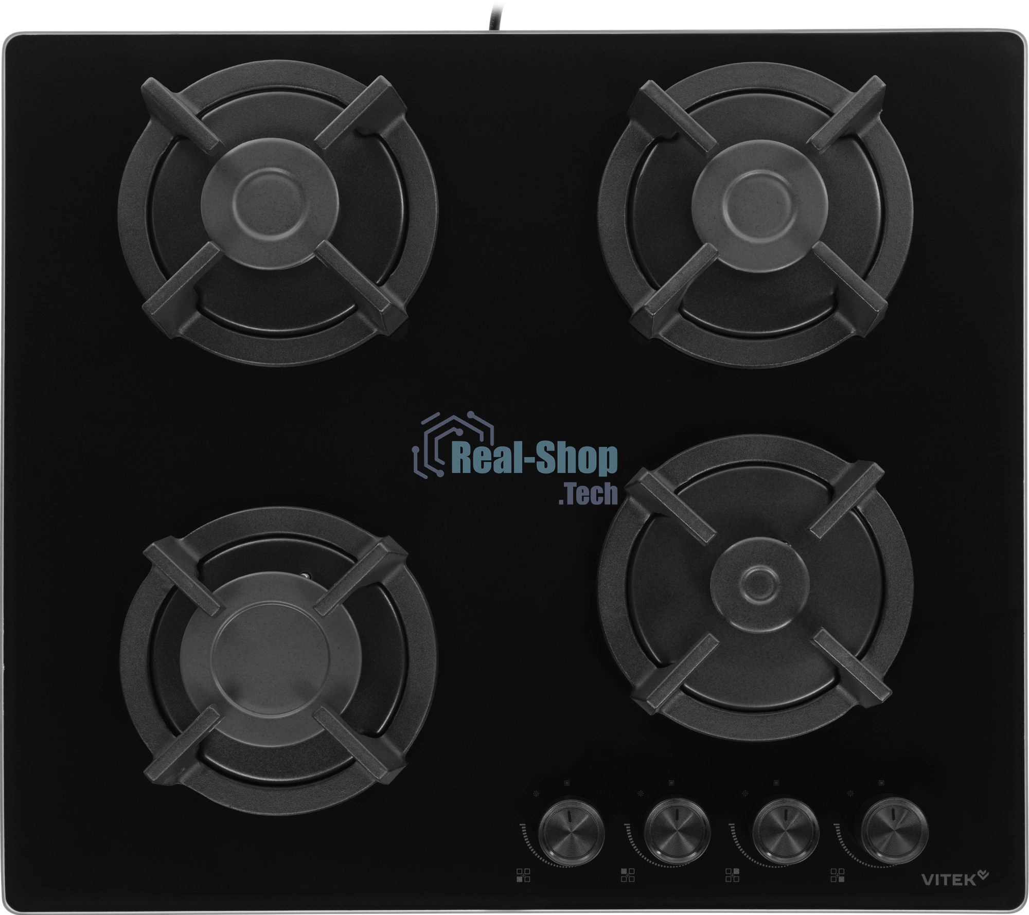 Газовая варочная панель Vitek VGH 6450 BG черный