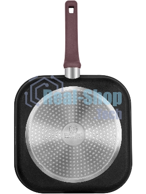 Сковорода-гриль Rondell Fest RDA-1525 квадратная 26 см, покрытие: Xylan Plus ручка несъемная (без крышки) черный