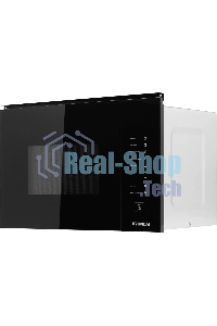 Микроволновая печь встраиваемая Hyundai HBW 2560 BG черный, 25 л, 900 Вт, переключатели - сенсор