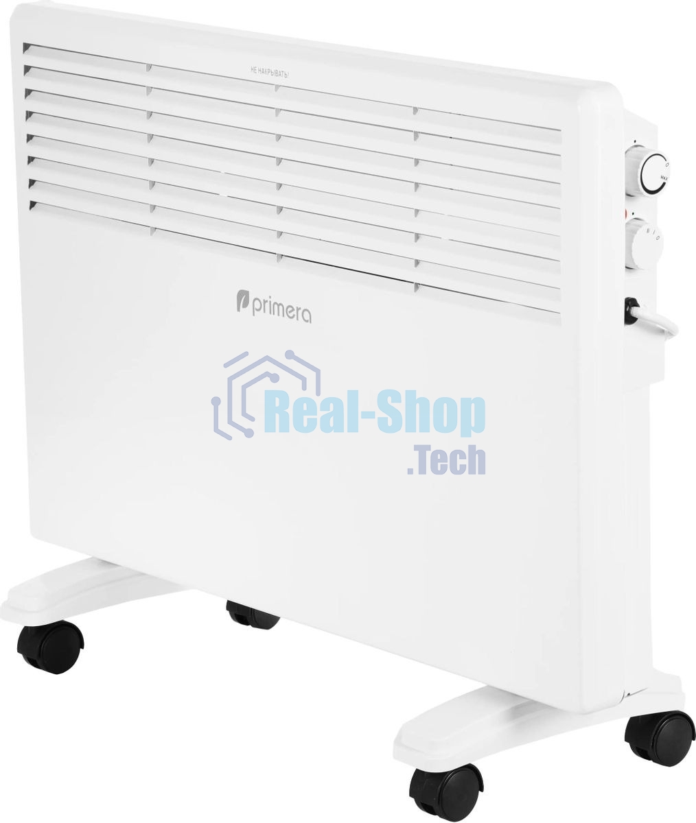 Конвектор Primera PHP-1500-MXB, белый, 1500 Вт, 20 м2, термостат