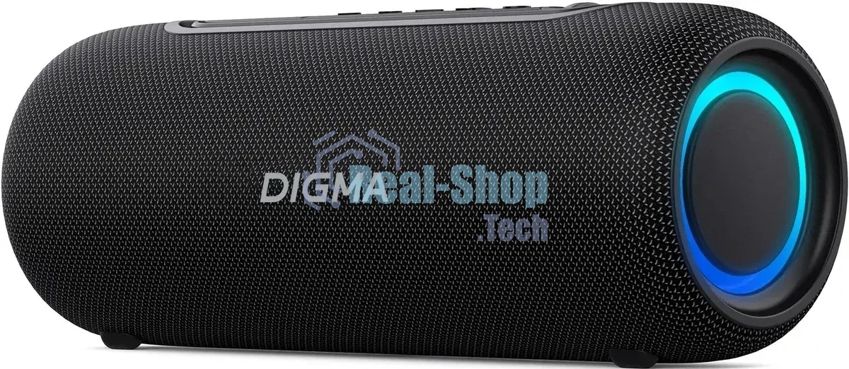 Колонка портатитвная Digma D-PS1524 черный 20W 2.0 BT 10м 2000mAh (PS1524B)