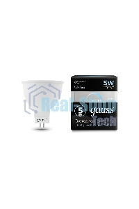 Лампа светодиодная диммируемая Gauss MR16 5Вт 4100К белый GU5.3 530лм 180-265В