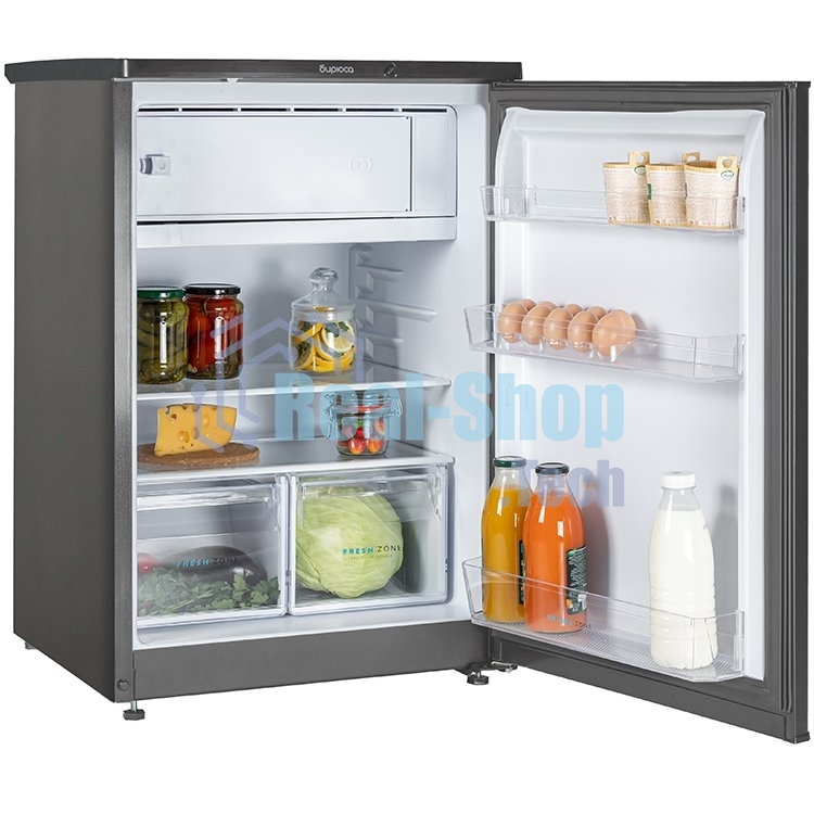 Холодильник Бирюса W508 графит однокамерный 116/34л морозилка сверху
