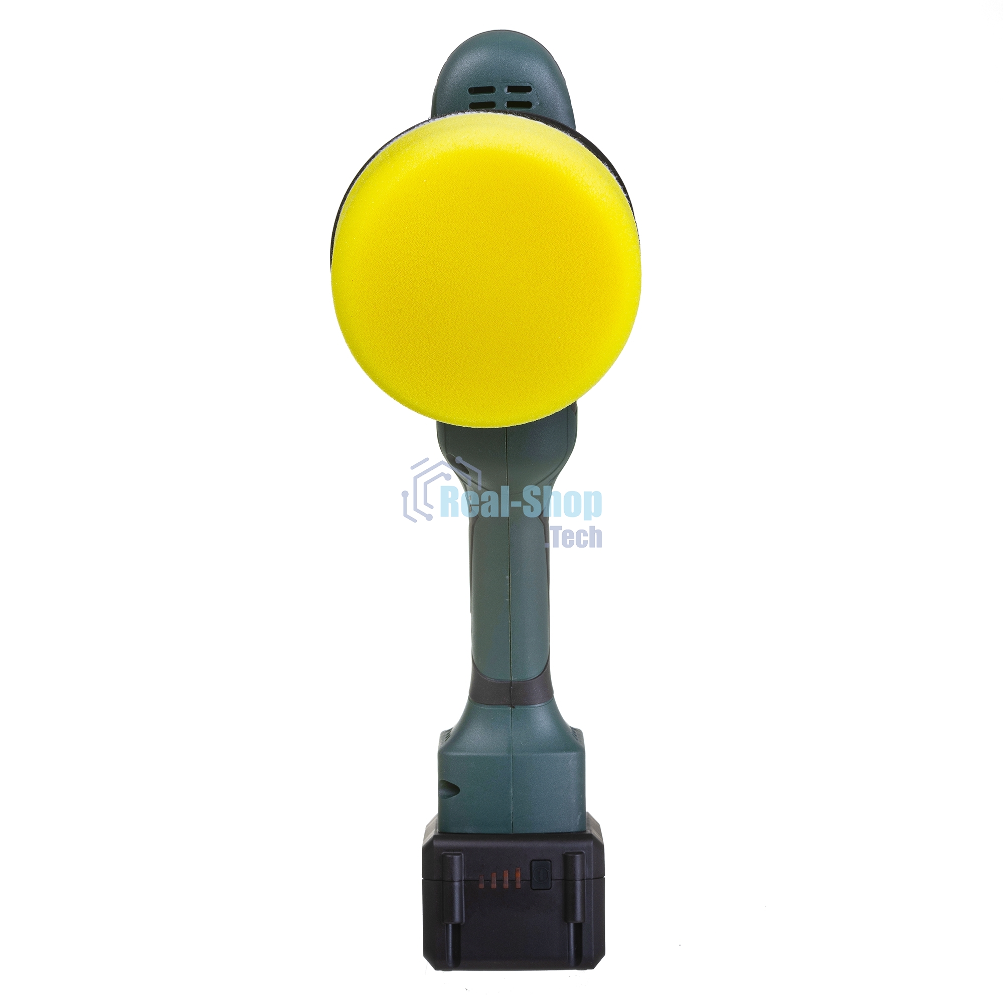 Профессиональная бесщеточная полировальная машина аккумуляторная KLPRO KLPS18B-80 (18В, Li-ion-2шт, 8.0А·ч, 125мм, М14, 2000-4800 об/мин З/У,сумка)