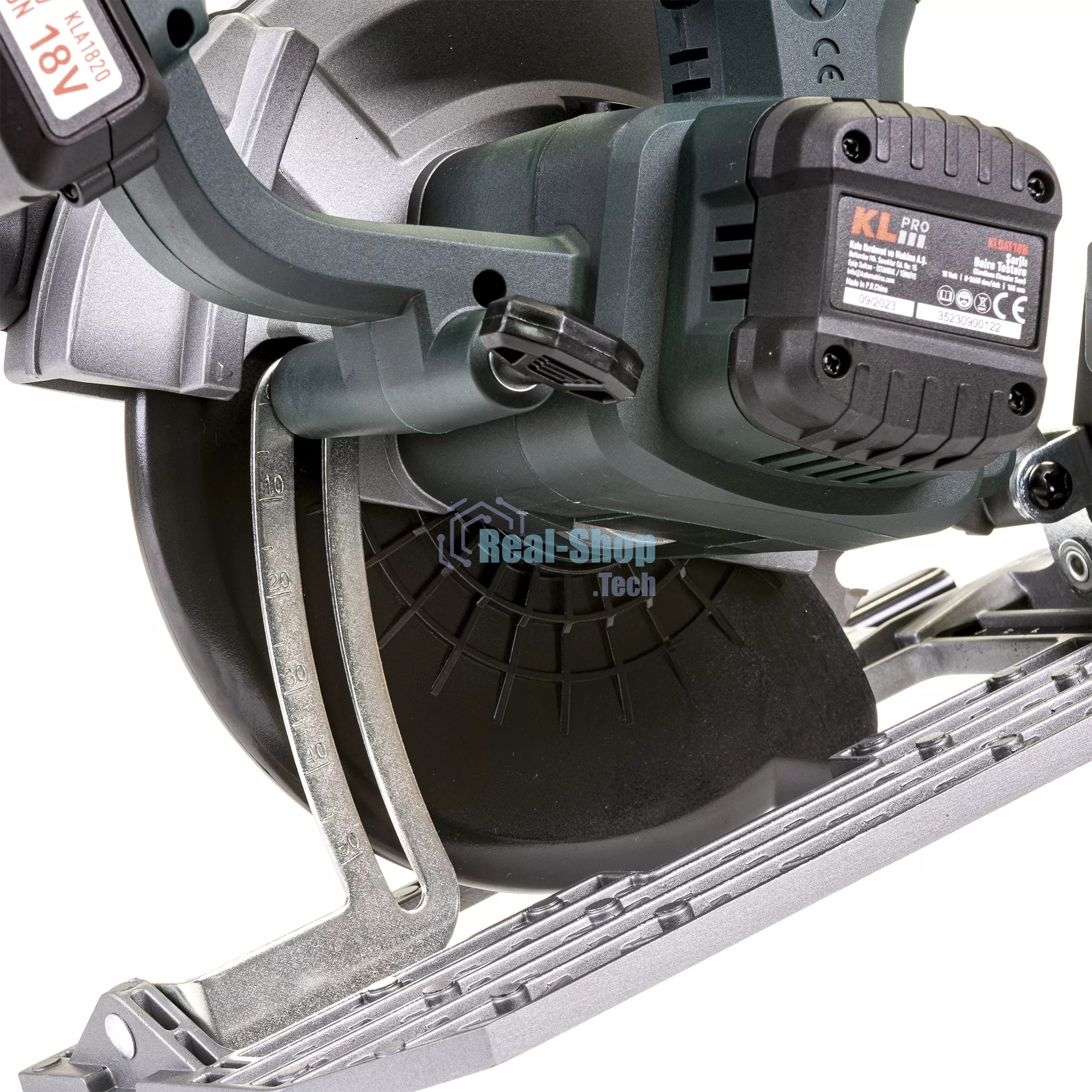 Профессиональная пила циркулярная бесщеточная KLPRO KLDAT18B-20 (18 В/2,0 А·ч)