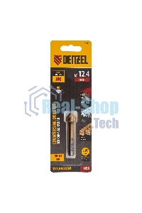 Зенковка конусная под Denzel М6, HSS, по металлу, цилиндрический хвостовик