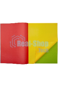 Бумага цветная Silwerhof двустор. 16л. 8цв. A4 CREATE 50г/м2 скрепка