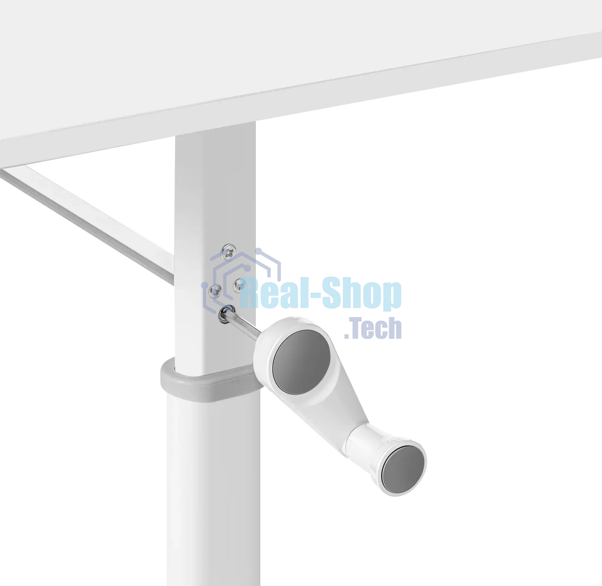 Стол офисный Defender Legend белый, 80x60 см, в63-86 см, ручной.