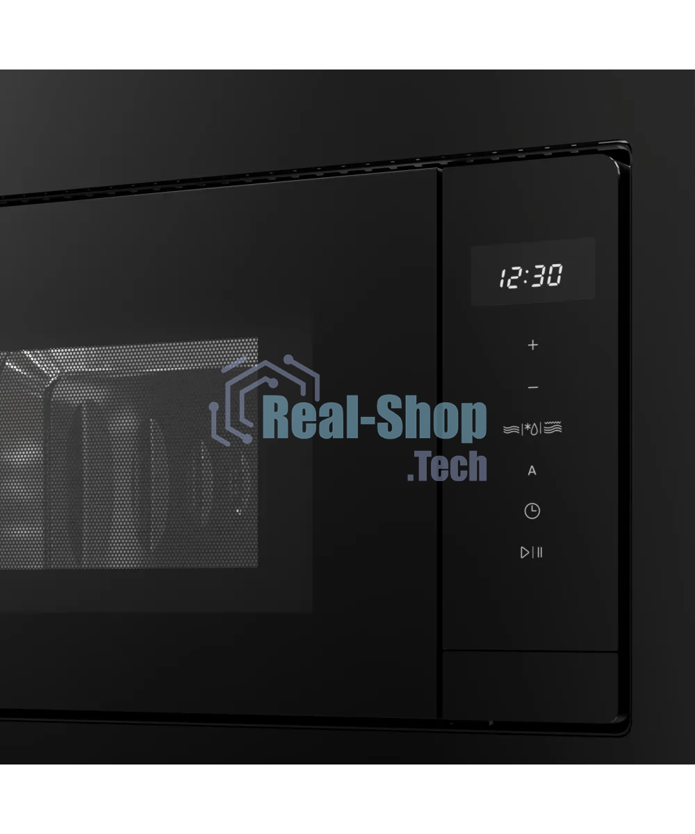 Встраиваемая микроволновая печь Kuppersberg HMW 622 B, ВхШхГ 390х595х315, объем 20 л, мощность 800 Вт, 5 уровней мощности, гриль, 6 автоматических программ, размораживание, сенсорное управление, черный