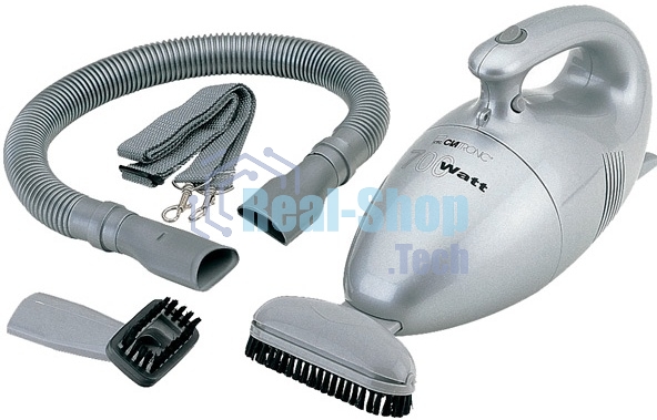 Пылесос Clatronic HS 2631 серебристый, 350/700 Вт, уборка сухая, пылесборник контейнер 0.8 л
