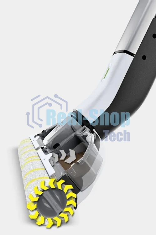 Электрошвабра Karcher EWM 2 белый/серый, питание от аккумулятора, уборка влажная, пылесборник 0.36 л