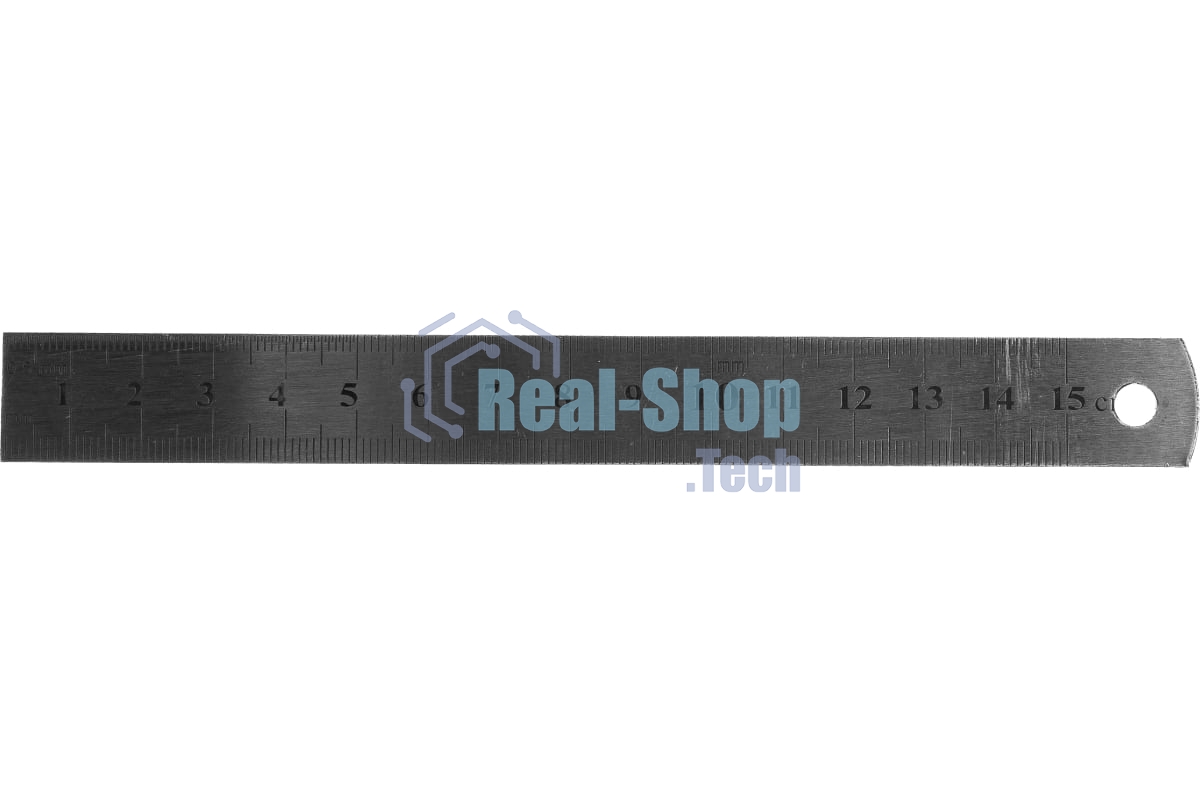 Линейка измерительная Sparta 150 мм, металлическая