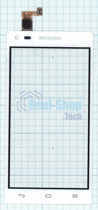 Сенсорное стекло (тачскрин) для Huawei Ascend G6, белое