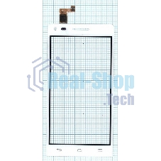Сенсорное стекло (тачскрин) для Huawei Ascend G6, белое