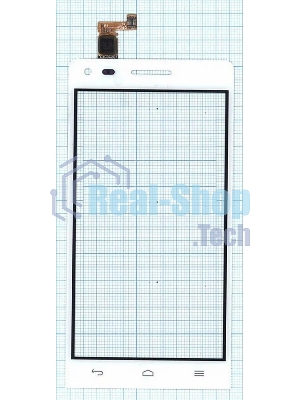 Сенсорное стекло (тачскрин) для Huawei Ascend G6, белое